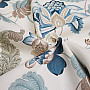 Dekorationsstoff MONTANA 48 BLAU GROSSE BLUMEN