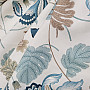 Dekorationsstoff MONTANA 48 BLAU GROSSE BLUMEN