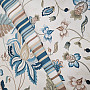 Dekorationsstoff MONTANA 48 BLAU GROSSE BLUMEN