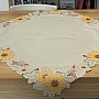 Bestickte Tischdecke SONNENBLUME