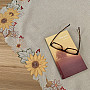 Bestickte Tischdecke SONNENBLUME