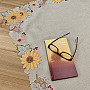 Bestickte Tischdecke SONNENBLUME