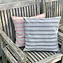Dekorativer Kissenbezug TREBOL STRIPES GREY