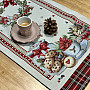 Gobelin-Tischdecke und Schal Weihnachtsplätzchen