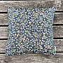 Gobelin-Kissenbezug TREE OF HAPPINESS allover BLAU