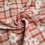 Luxuriöser Dekostoff FLOWERS AND DIAMONDS rot
