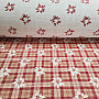 Luxuriöser Dekostoff FLOWERS AND DIAMONDS rot