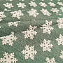 Luxuriöser Dekorationsstoff FLAKES GREEN