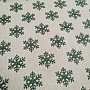 Luxuriöser Dekorationsstoff FLAKES GREEN