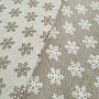 Luxuriöser Dekorationsstoff FLAKES BEIGE
