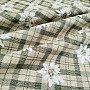 Luxuriöser Dekostoff FLOWERS AND DIAMONDS grün