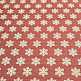 Luxuriöser Dekorationsstoff FLAKES RED
