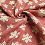 Luxuriöser Dekorationsstoff FLAKES RED