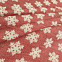 Luxuriöser Dekorationsstoff FLAKES RED