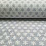 Luxuriöser Dekorationsstoff FLAKES GREY