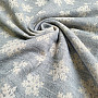 Luxuriöser Dekorationsstoff FLAKES GREY