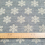 Luxuriöser Dekorationsstoff FLAKES GREY