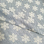Luxuriöser Dekorationsstoff FLAKES GREY