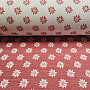 Luxuriöser Dekorationsstoff DAISIES RED