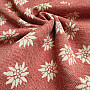Luxuriöser Dekorationsstoff DAISIES RED