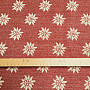 Luxuriöser Dekorationsstoff DAISIES RED