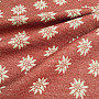 Luxuriöser Dekorationsstoff DAISIES RED