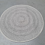 Outdoor-Teppich STAR Rosette grau