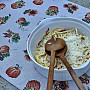 Gobelin-Tischdecke und Schal PUMPKIN PICKUP