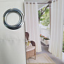 Dekorativer Outdoor-Vorhang GAIA BEIGE Ringe