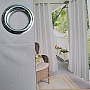Dekorativer Outdoor-Vorhang GAIA GREY mit Ringen