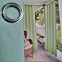 Dekorativer Outdoor-Vorhang GAIA GREEN Ringe