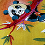 Kinderteppich Stückware PANDA auf dem Baum