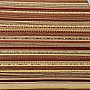 Moderne exklusive Teppiche ETNO NOBLES Streifen rot