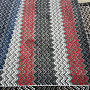 Moderner Teppich ZIG ZAG rot