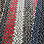 Teppich modern ZIG ZAG red