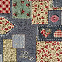 Tapisserie Tischdecke, Schal Vintage Patchwork