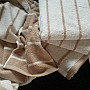 Luxus Handtuch und Badetuch LINE 155 ecru/beige