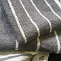 Luxus Handtuch und Badetuch LINE 072 grau