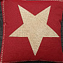 Gobelin-Kissenbezug RED STAR 1