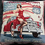 Gobelin-Kissenbezug AMERICAN DINER ROUTE 66