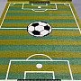 Einteiliger Kinderteppich PLAY FOTBAL
