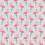 Dekorationsstoff FLAMINGO gris