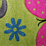 Kindertepppich SCHMETTERLINGE grün