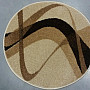Rundteppich BROWN cremig
