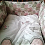 Baumwollstoff BABY ZOO rosa