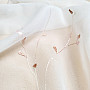 Moderne bestickte Gardine GERSTER 11545 white - coral