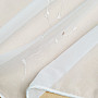 Bestickte Luxusgardine GERSTER 11545 weiß - beige