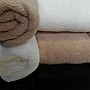 Handtuch und Badetuch MICRO terrakotta