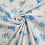 Baumwollstoff BABY TEDDY blau