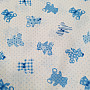 Baumwollstoff BABY TEDDY blau